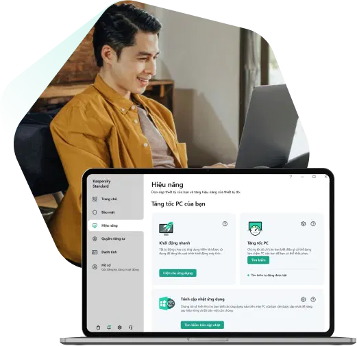 Tăng tốc PC bằng Kaspersky