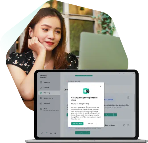 Quản lý ứng dụng bằng Kaspersky